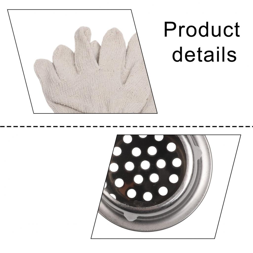 Stainless Steel Construction 3-inch Floor Drain Round Drain Cover