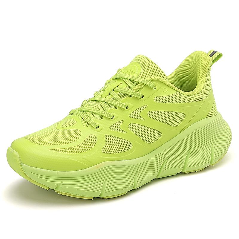 Professional shock-absorbing running shoes for men and women, soft-soled breathable running shoes, skipping rope fitness training