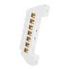 10pcs 7Hole Bridge Design Electrical Distribution Wire Screw Brass Terminal Block Connectors