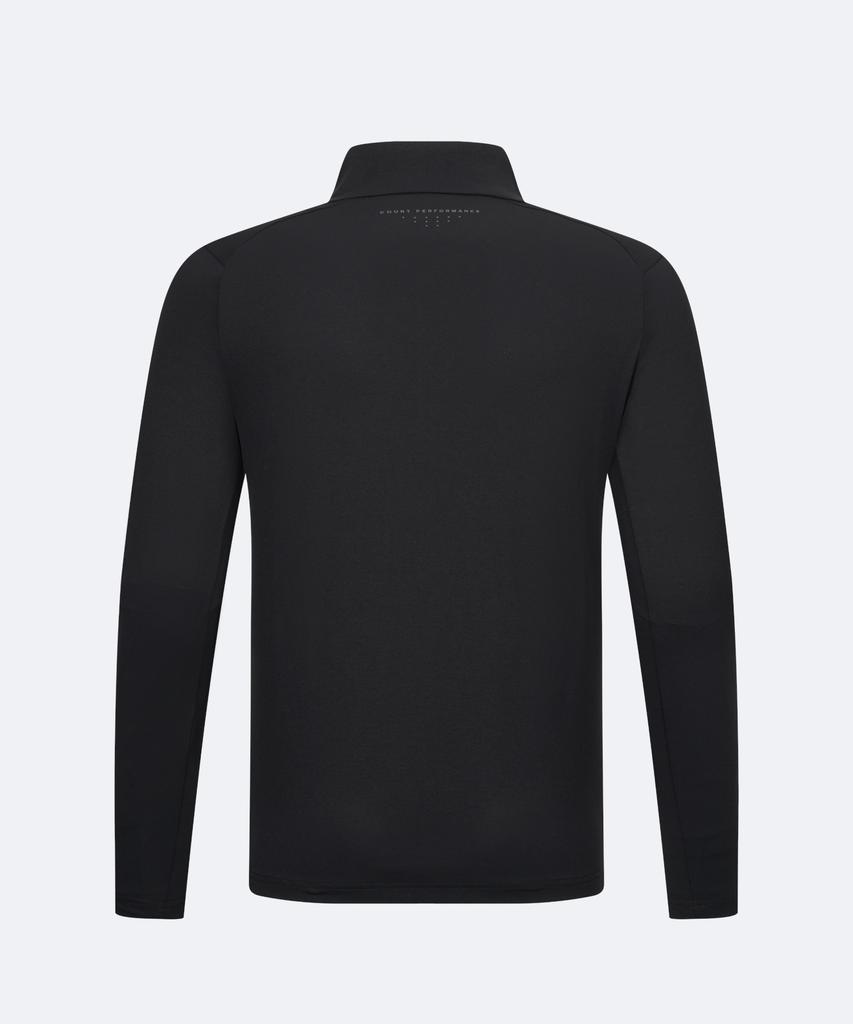 K-Swiss Men'S Kaipro Active Zip-Up Long Sleeve Tee_1Kstlsu004Bk