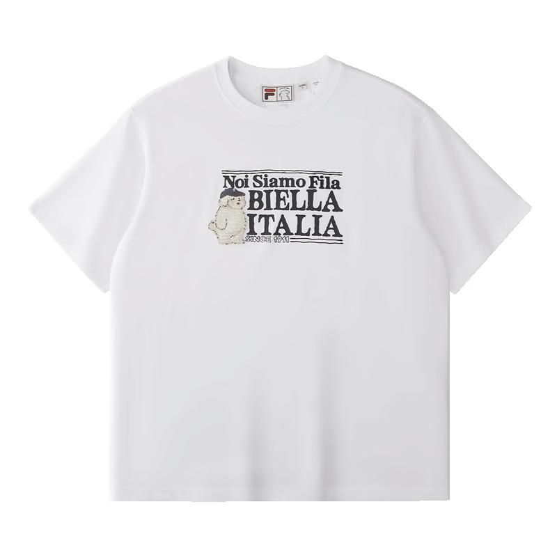FILA FUSION Unisex Quick-Dry Cooling Knit Short Sleeve T-Shirt XL