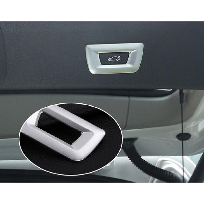 Inner Tailgate Rear Door Switch Cover For BMW 3-Series G20 -22 Matte Silver