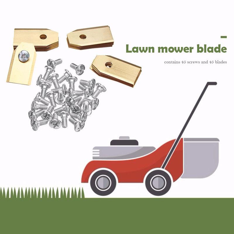 18/30PCS Lawn Mower Cutting Blade Stainless Steel Mower Cutter Blade Replacement Trimmer Cutter for Husqvarna Automower/Gardena