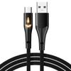 Seven-Color Silicone Light-Up USB Cable for Apple, Android, and Type-C Fast Charging