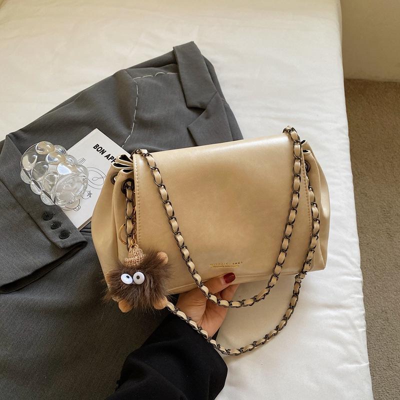 Casual Large-capacity Fashion Simple Commuter Chain Shoulder Bag Women's 2025 Autumn New Foreign Style Ins Tote Bag