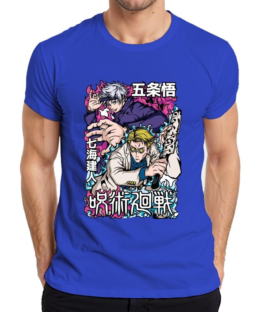 Jujutsu Kaisen Gojo Satoru Nanami Kento Unisexga Gift Retro Unisexs Tshirt