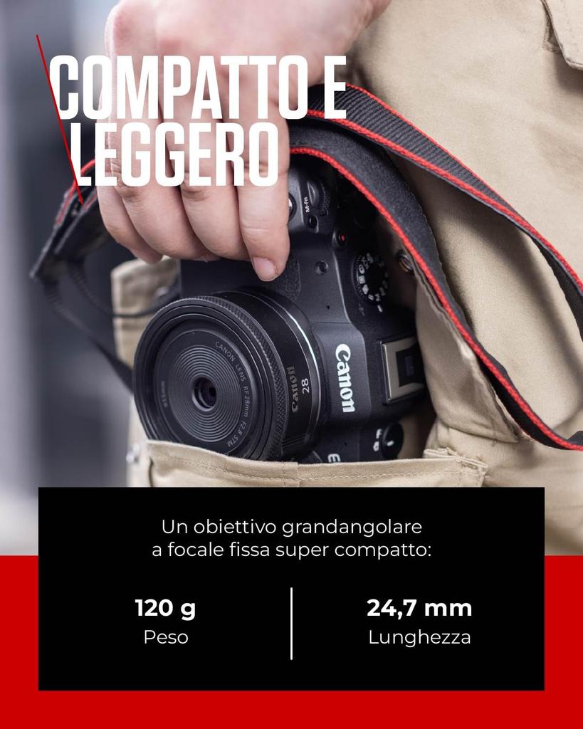 Canon RF28mm STM Prime Pancake Lens F2.8