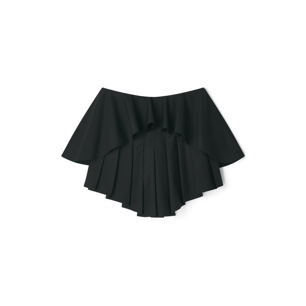 SMIEUR Layered Skirt (Black)