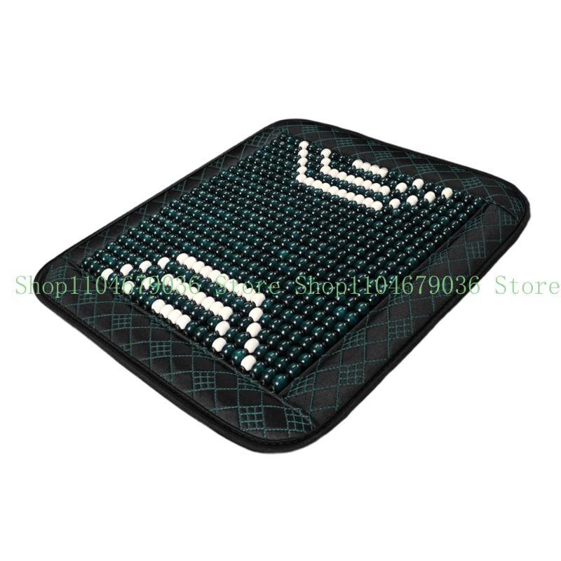 652F Back Cushion Beaded Vehicle Chair Cover Lumbar Back Brace Support Cushion