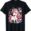 Cute Unicorn  Cherry Blossom Sakura Kawaii Unicorn T-Shirt