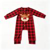 2026 Cross Border European and American Christmas Themed Parent-child Pajamas Set Jumpsuit Baby Crawling Suit