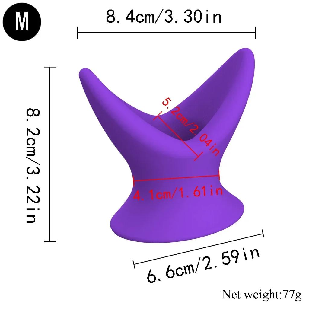 Vshaped Silicone Hollow Butt Plug Speculum Anus Expander Tunnel PeekingInto The Vagina and Anal Adult Women Men Gay