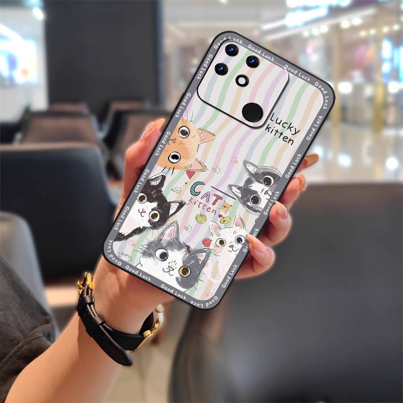 Back Cover Cartoon Phone Case For OPPO Realme Narzo 50A Dirt-resistant Durable TPU Waterproof Fashion Design Phone Pouch