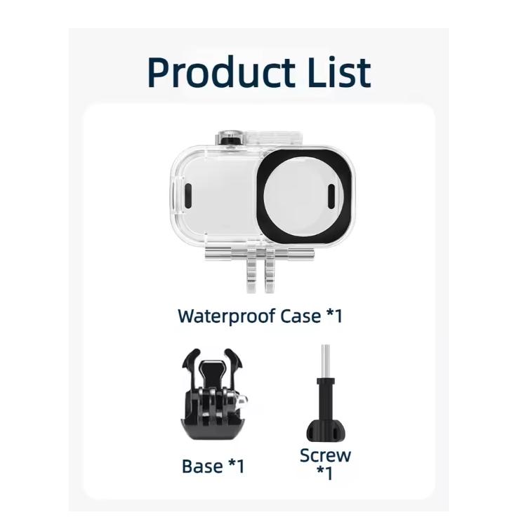 DJI Osmo Nano Waterproof Case Submarine Diving Protective Cover for Action Camera Accessories