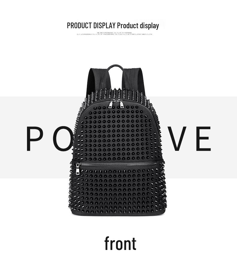 Women's High-End Rivet Backpack 2025 - Large Capacity, Korean Style