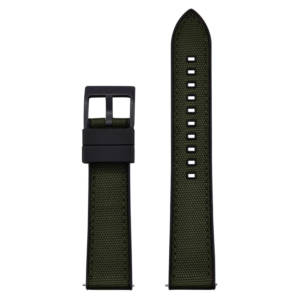 Premium Hybrydowy Nylon FKM Pasek do Zegarka 20mm 22mm Nowy Fluoro Guma FKM Nylonowe Paski do Zegarków Quick Release Dla Każdej Marki Zegarek Nurkowy