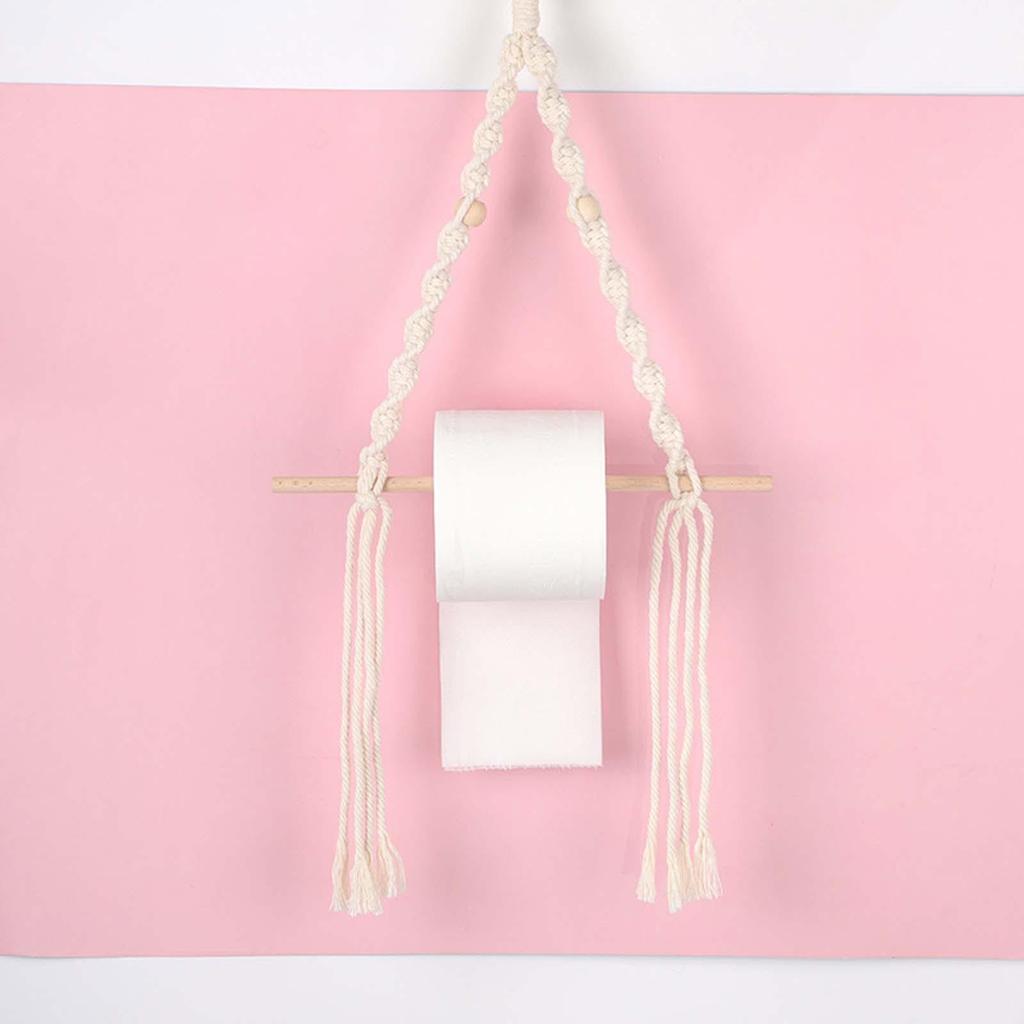Wall Shelf Wooden Floating Shelving Roll Paper Holder Wall Hanger Accessories