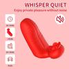 G Spot Finger Vibrator Female Clitoral Nipple Stimulator Rose Toy 10 Speed Vibrating Masturbator For Women Lesbian Orgasm 18+