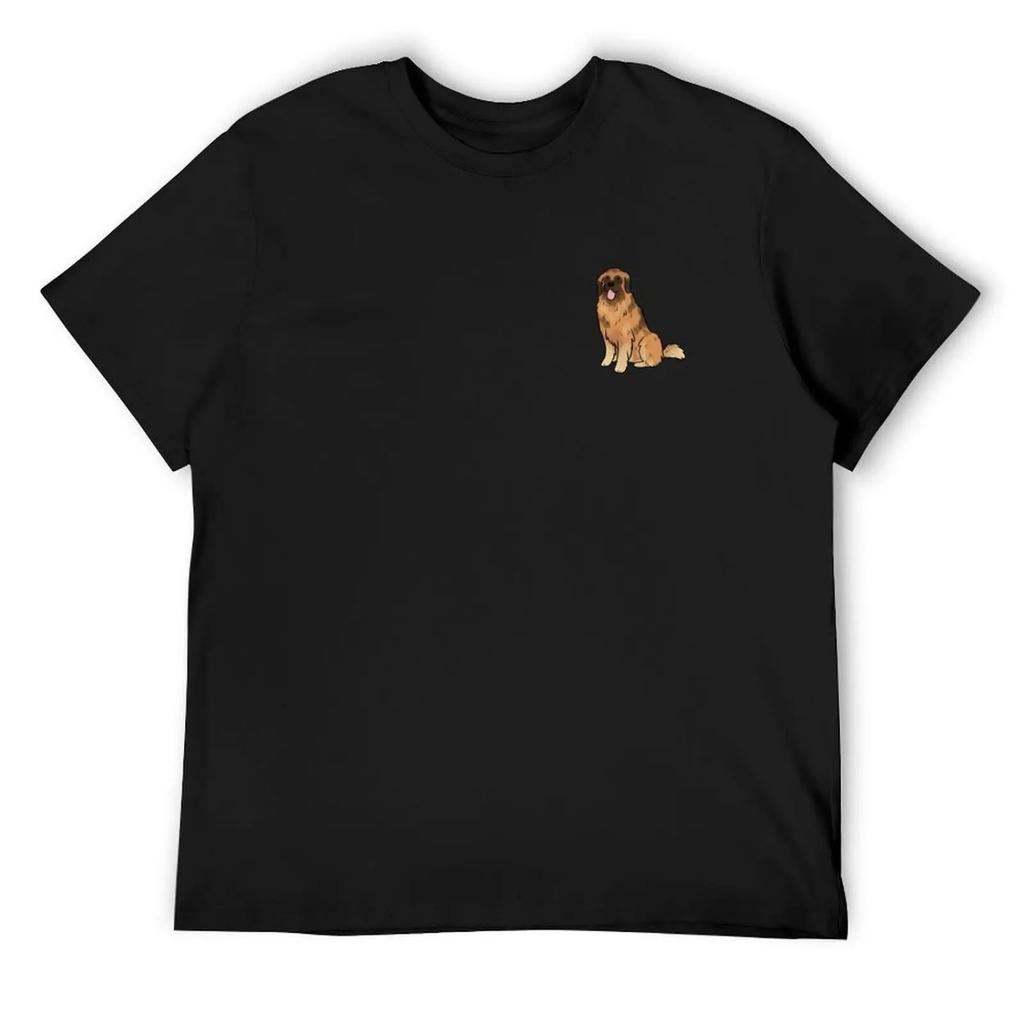Leonberger dog cute illustration T-Shirt tshirts personalised hippie clothes new edition fitted t shirts for men