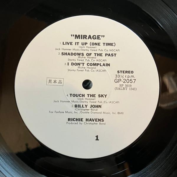 Виниловая пластинка RICHIE HAVENS Mirage GP2057PROMO AM 1977 Япония SoulFunk Б/у