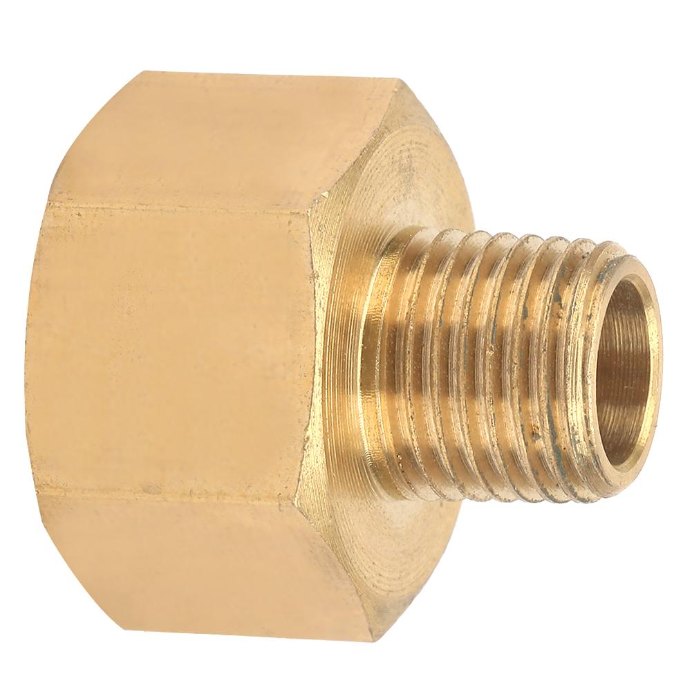 Brass Pipe Fitting Adapter for Pressure Gauge 1Celsius4  BSPT Male to 1Celsius4  NPT Female