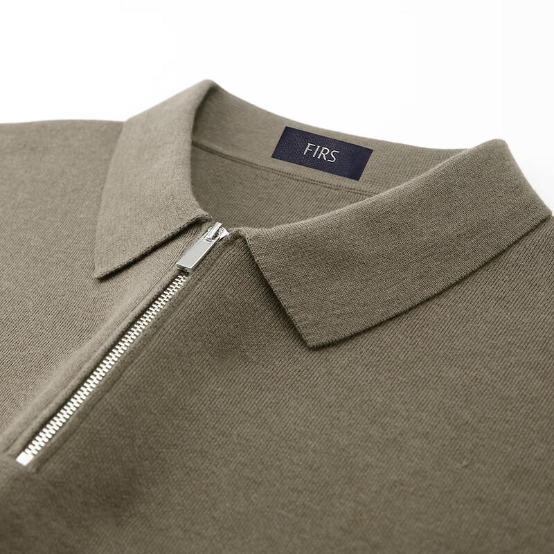 Shanshan Men's Heavyweight Warm Polo Sweater