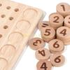 E7Ce Kindergarten Number Learning Toy For Elementary School Puzzle Block Math Learning Toy For Brain Development