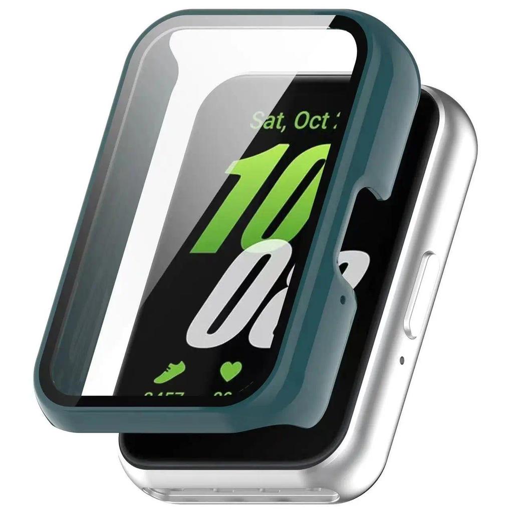 PC-Gehäuse+Glas Für Samsung Galaxy Fit 3 Rundum Kratzfest Stoßstange Displayschutz Für Samsung Galaxy Fit3 Zubehör Abdeckung