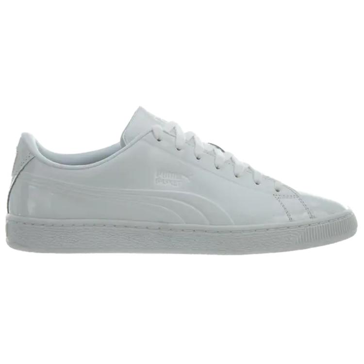 Puma Basket Classic Patent Emboss White Men Sneakers 362035-05