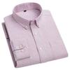 Men's Slim Fit Striped Oxford Cotton Shirt - Autumn Collection