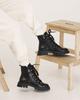 Botas femininas de inverno Kento 2093 36 couro preto