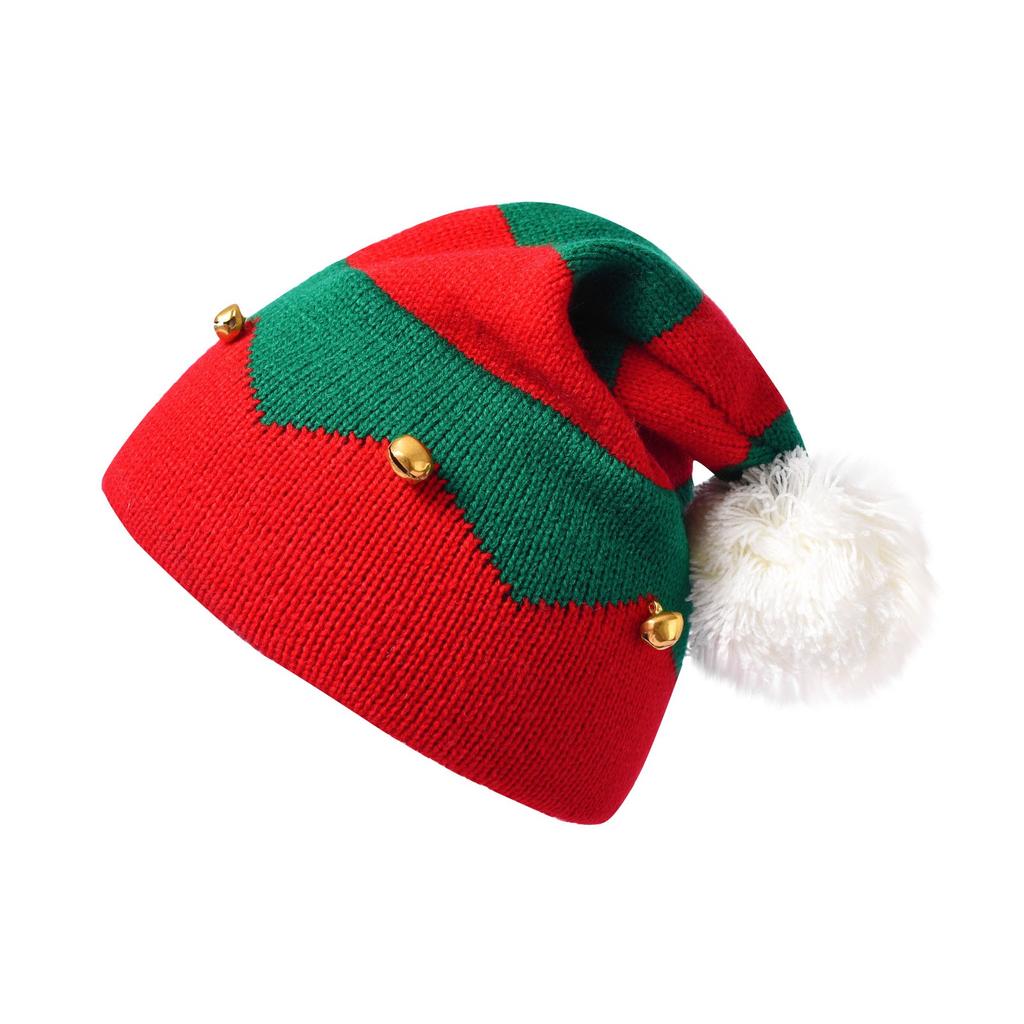 Children's Christmas Decoration Plush Hat Gift Gift Adult Claus Red Knitted Wool Hat