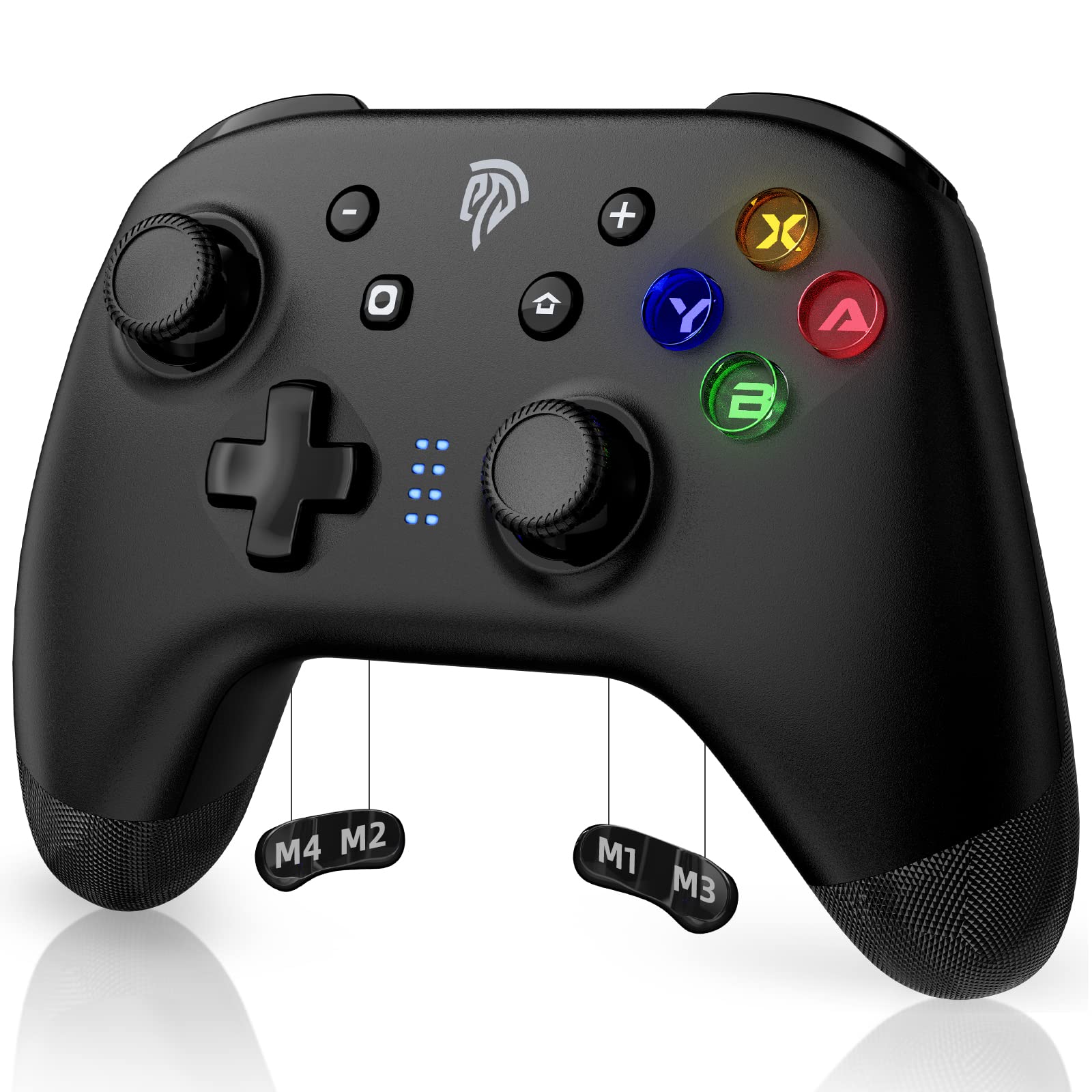 

EasySMX Wireless Switch Controller for Nintendo Switch/Lite/OLED, Android/IOS/PC, Programmable Buttons, Vibration (White)