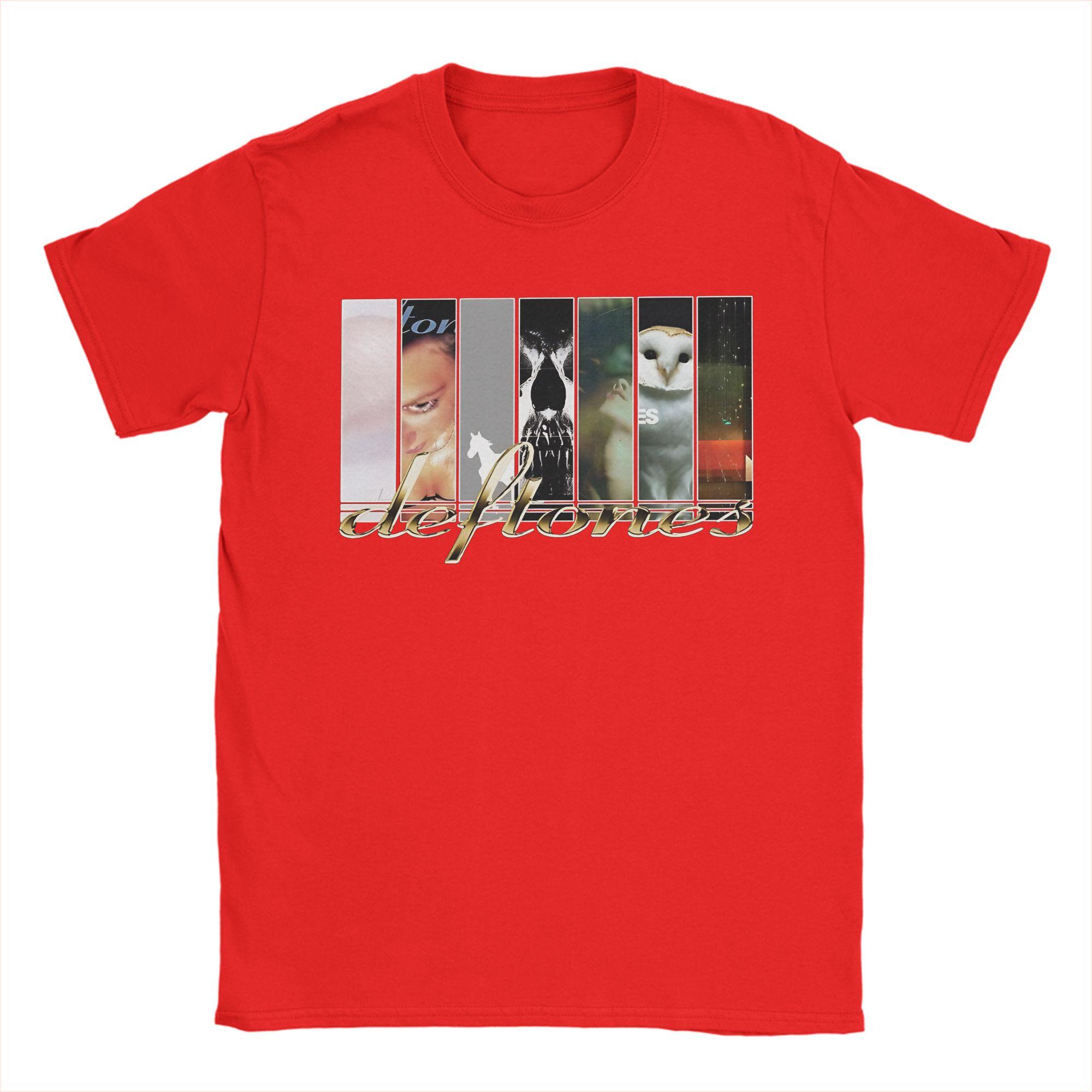 Unisexs Deftones Private Music Linus around the fur Diamond Eyes White Pony Ohms TShirts Cotton Tops ShortSleeved T Shirt S
