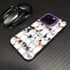 A Lot Of Cats Phone Case For iPhone17,16,15,14,13,12,11 Plus,Pro Max Purple Matte Shockproof Cover