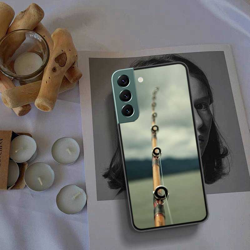 Hunter Man Fishing Dog Phone Case For Samsung A15 A25 A35 A55 Galaxy A70S A50S A30S A30 A40 A71 A51 A41 A31 A21 A11 A01 A20S A10