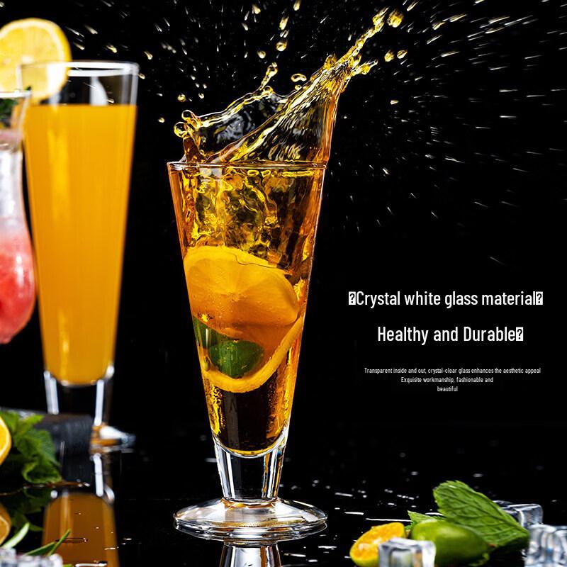 High-End Glass Beverage & Cocktail Cup