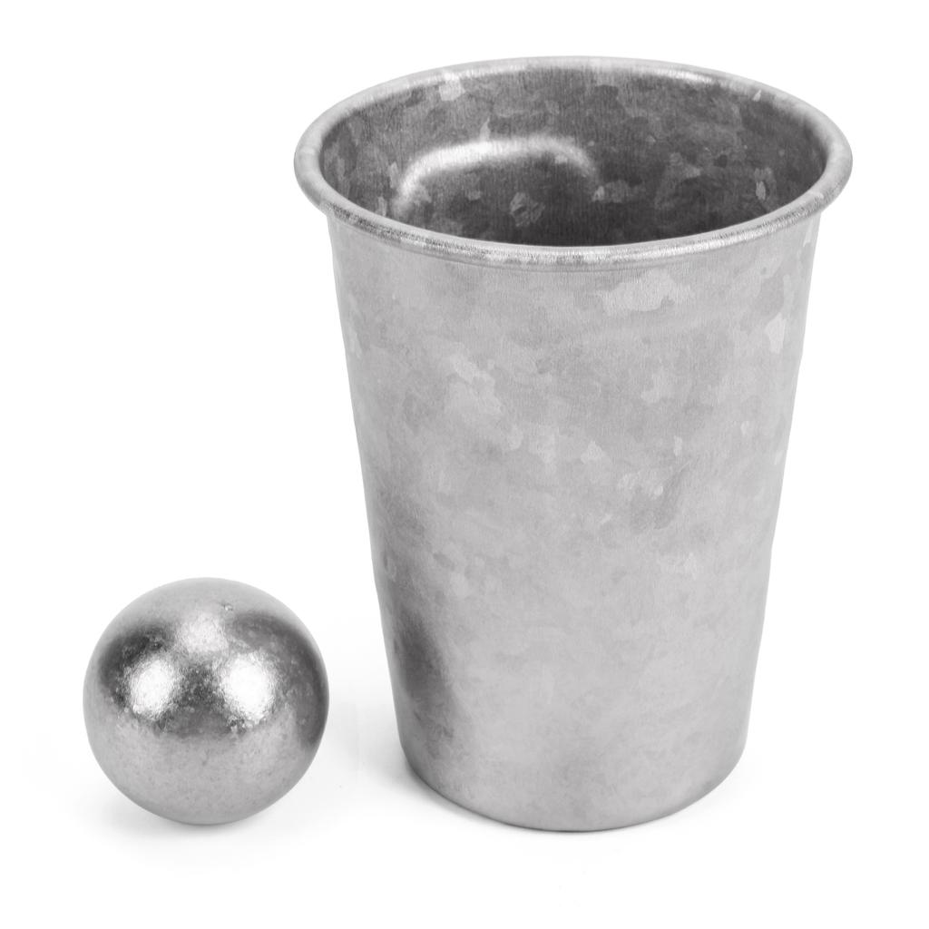 Ti Ice Balls Whiskey Stones Reusable Ti Ice for Camping Fast Freeze Chilled Drinks Ice Flower Style Cup