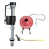 Toilet Push Flush Valve Height Adjustable Toilet Tank Part for Toilet Tanks