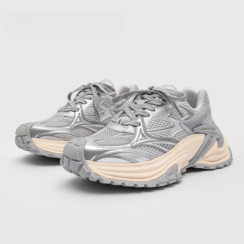 Rattlesnake Dad Sneakers - Retro High-End, Thick Sole, Lightweight & Breathable Summer Casual Shoes for Couples