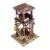 Medieval Military Scene Siege Hammer Arrow Tower Sentry Man Roman Soldier Small Particle Building Block Toy