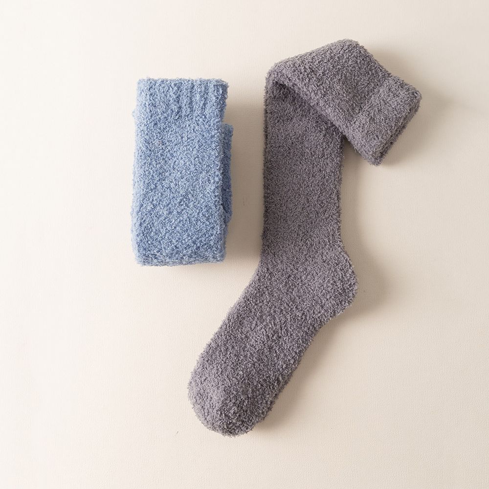 Fashion Men Women Thick Soft Winter Warm Coral Velvet Socks Fluffy Cosy Sleep Socks Bed Floor