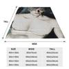 L-Leon Kennedy Game Blanket Portable Fleece Sofa Throw Blanket for Couch Bedding Travel Throws Bedspread Quilt
