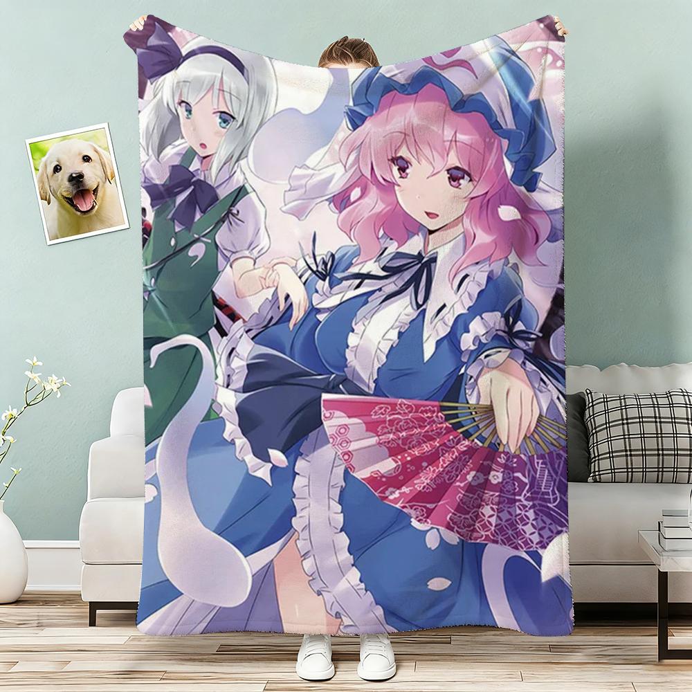 The Touhou Project Throw Lightweight G Flannel Blanket Soft Skinfriendly for Summer Cooling