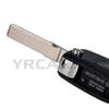 Folding Flip Remote Key Fob Case Shell For Volkswagen Vw Skoda Golf Passat Polo Jetta Touran Bora Sharan 2/3/4 Btn Cover