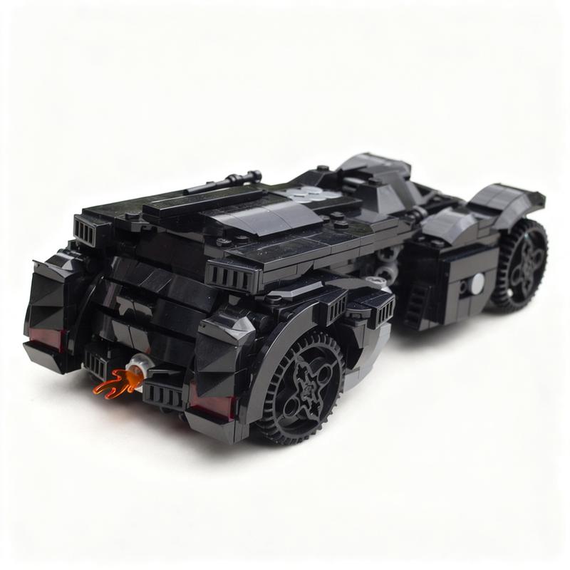 NEW 624PCS MOC Hero Movie Arkham Knight Batmobile Model Technology DIY Assembly Building Blocks Display Birthday Gift Building