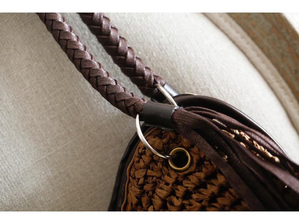 Taška pletená z papírového provázku ve tvaru chobotnice: Ležérní, všestranná móda na plážovou dovolenou pro dámy