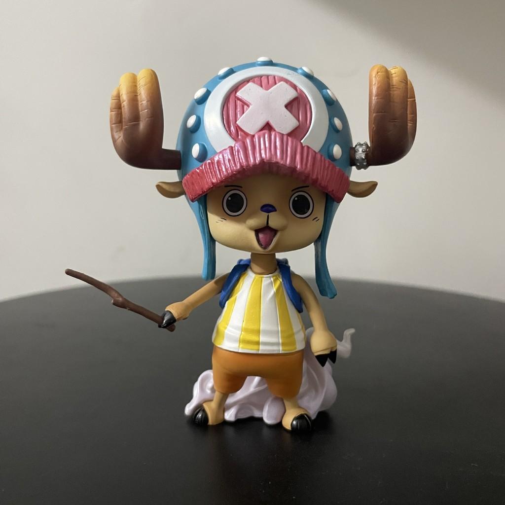 One Piece Chopper Pvc Figure With Smile Face For Desk And Car Decor Smile Face