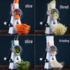 Multifunctional Vegetable Cutter and Slicer: Shredder, Grater, Grinder for Potatoes and More