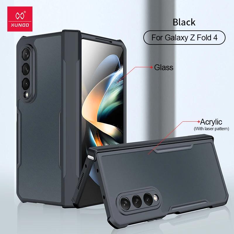 High Quality Luxury Clear Transparent Armor Phone Case for Samsung Galaxy Z Fold 7 6 5 4 3 5G Shockproof Protective Back Cover